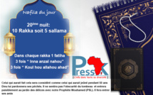 ​Ramadan-Nafila de la 20ème nuit : 10 rakkas pour "entrer paisiblement au jardin des délices"