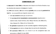 Covid19: trois nouveaux décès déclarés mercredi, soit un total de 73 au 17 juin
