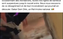 Pluies diluviennes: Dakar Dem Dikk suspend son trafic dans la banlieue 