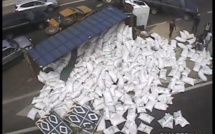 Accident sur l'Autoroute de l'Avenir : un camion s'est renversé à hauteur de la sortie de Poste Thiaroye