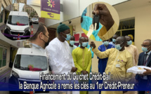 Remise de clefs au 1er Crédit-Preneur du Guichet Crédit-Bail de La Banque Agricole