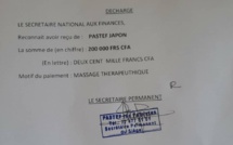 Les membres de Pastef Japon ont payé la première facture de massage thérapeutique de Ousmane Sonko