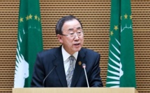 50 ans de l'OUA: Ban Ki Moom détaille les contraintes au développement de l'Afrique