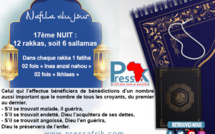 Ramadan-Nafila de la 17ème NUIT : 12 rakkas pour se "préserver de l'enfer" 