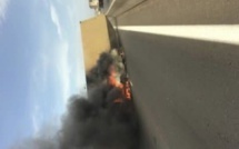 Autoroute à péage : un camion en feu à la sortie de Keur Massar