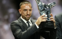 UEFA-Joueur de l'année: Ribéry devance Messi et Ronaldo et succède à Iniesta
