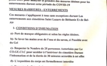 Covid-19 : les nouvelles mesures pour les inhumations dans les cimetières chrétiens 