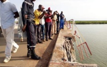 Ziguinchor: un camion se renverse au pont Émile Badiane, le chauffeur porté disparu