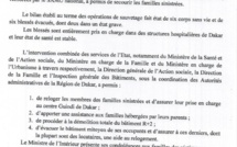 Effondrement d’un bâtiment R+2 à Hann Bel Air : les blessés entièrement pris en charge par l’Etat ( Ministere de l’Intérieur )