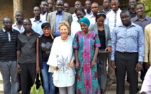 Mme Viviane Wade reçoit le Mouvement Libérez Karim (MLK)