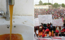 Mauvaise qualité de l'eau: les populations de Parcelles Assainies dans la rue