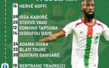 Sénégal vs Burkina : Le 11 de départ des Étalons