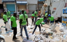 Nettoyage du marché central de Kaolack: plus de 250 tonnes d’ordures évacuées
