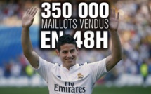 Real: 350 000 maillots au nom de James Rodriguez déjà vendus !
