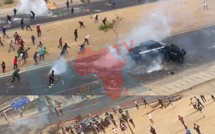 Dakar : des jeunes s'attaquent aux policiers, récupèrent leur véhicule et s'emparent des grenades lacrymogènes 