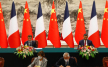 En Chine, Macron dénonce "l'occupation" de l'Ukraine, Xi appelle les partenaires "à la retenue"