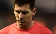 Barça: Messi touché par un projectile à Valence