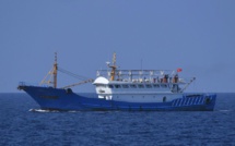 Un navire de pêche chinois chavire dans l'océan Indien, 39 personnes portées disparues