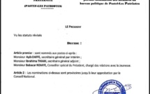 Renouvellement des instances de Pastef : Bassirou Diomaye Faye remplacé ( Documents) 