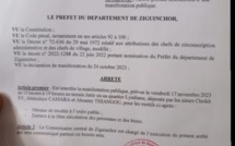 Ziguinchor : le préfet interdit la manifestation de ce vendredi