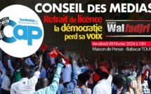 Retrait de la licence de Walf: la CAP annonce un Conseil des médias à la Maison de la presse, ce vendredi