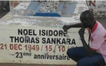 Exhumation du corps de Sankara en cours