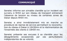 Coupure de courant dans certaines zones de Dakar : la Senelec parle d'un incident sur son réseau de transport et s'excuse