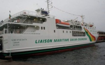Ziguinchor : arrivée au port du navire Aline Siteo Diatta, accueillant 200 passagers