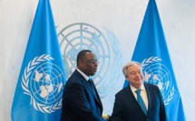 L'ancien Président sénégalais Macky Sall s'est entretenu avec le SG de l'ONU 