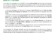 Sortie de piste de l’avion Transair à l’AIBD : Air Sénégal apporte des éclaircissements 