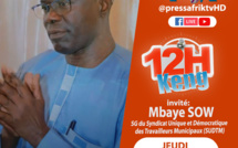 Suivez en direct votre bloc d'information MidiKeng avec Mbaye Sow, SG du Syndicat
