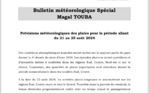 Magal de Touba : les prévisions météorologiques de l’ANACIM pour la période du 21 au 25 août 2024