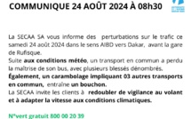 Transport : Des perturbations annoncées sur l’autoroute dans le sens AIBD vers Dakar