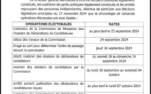 ​Élections législatives anticipées au Sénégal : le calendrier électorale dévoilé