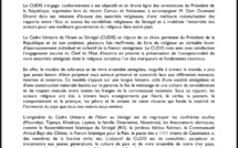 Le CUDIS salue la création d'une Direction des affaires religieuses et de l'insertion des diplômés en langue arabe