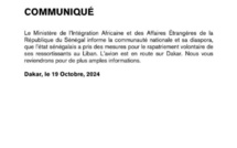 Rapatriement de 700 ressortissants sénégalais au Liban : le Gouvernement a envoyé un avion