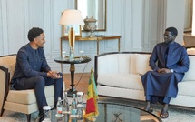 Doha : Bassirou Diomaye Faye a reçu en audience le footballeur Abdou Diallo