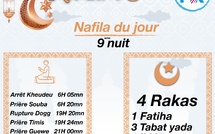 Ramadan-Nafila de la 9eme nuit : 4 Rakkas pour recevoir de Dieu « le cœur des reconnaissants »