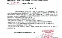 GMI : les policiers adjoints volontaires de la 1ère cohorte libérés et 7e cohorte en service appelés à compléter leurs dossiers (Document)