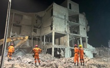 Effondrement d'un immeuble à Touba : une jambe découverte dans les décombres 