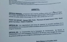 Ourossogui: le préfet autorise la marche pacifique du collectif Sogui Nani Diabi en soutien à Farba Ngom