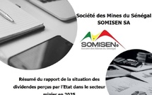 Secteur minier: 41,425 milliards de FCFA de dividendes versés à l'État, soit une hausse de 126% en 2025