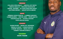 Eliminatoires Mondial 2026 : voici la liste des 26 joueurs convoqués