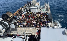 Migration irrégulière : la marine nationale intercepte une pirogue avec 259 candidats à bord