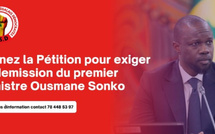 Le Mouvement des Sénégalais Démocrates lance une pétition nationale pour exiger la démission d’Ousmane Sonko