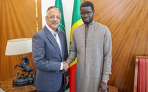 Bassirou Diomaye Faye reçoit le PDG du groupe Sudatel Telecom