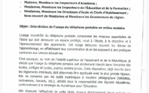 Éducation : le ministère met fin à l’usage du téléphone portable à l’école