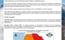 Températures caniculaires : le Sénégal restera sous la chaleur jusqu’en janvier