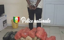 Fatick : 25,5 kg de chanvre indien saisis, un suspect arrêté