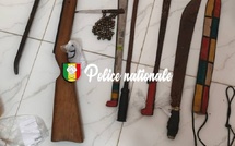 Mbacké : cinq (5) individus interpellés pour vol en réunion et détention d’armes